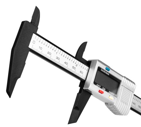 Suwmiarka cyfrowa 150 mm, kompozyt z włókna węglowego Suwmiarka cyfrowa 150 mm, kompozyt z włókna węglowego