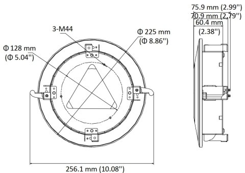 UCHWYT SUFITOWY DO KAMER KULISTYCH DS-1227ZJ-DM44 Hikvision UCHWYT SUFITOWY DO KAMER KULISTYCH DS-1227ZJ-DM44 Hikvision