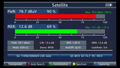 UNIWERSALNY MIERNIK ST-6986 DVB-T/T2 DVB-S/S2 DVB-C SIGNAL