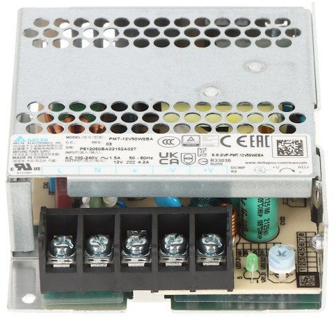 ZASILACZ IMPULSOWY PMT-12V50W2BA Delta Electronics ZASILACZ IMPULSOWY PMT-12V50W2BA Delta Electronics