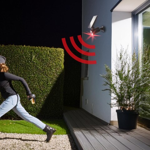 Solarna atrapa kamery, migająca dioda, czujnik ruchu, oświetlenie LED, naklejka gratis, SOL1801S Solarna atrapa kamery, migająca dioda, czujnik ruchu, oświetlenie LED, naklejka gratis, SOL1801S