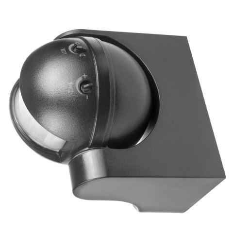 Czujnik ruchu PIR Maclean, na podczerwień, IP44, szary, zasięg 12m, max. obciążenie 800/1200W, MCE358 GR Czujnik ruchu PIR Maclean, na podczerwień, IP44, szary, zasięg 12m, max. obciążenie 800/1200W, MCE358 GR