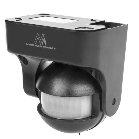 Czujnik ruchu PIR Maclean, na podczerwień, IP44, szary, zasięg 12m, max. obciążenie 800/1200W, MCE358 GR Czujnik ruchu PIR Maclean, na podczerwień, IP44, szary, zasięg 12m, max. obciążenie 800/1200W, MCE358 GR