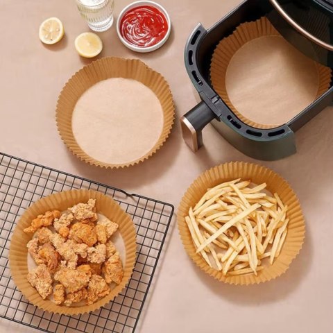 DA280B Papier do frytkownicy air fryer 20cm 50szt DA280B Papier do frytkownicy air fryer 20cm 50szt