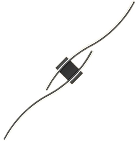 ZD149 Lampa scienna kinkiet czarny 60cm zimny biały ZD149 Lampa scienna kinkiet czarny 60cm zimny biały