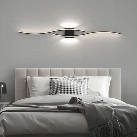 ZD149 Lampa scienna kinkiet czarny 60cm zimny biały ZD149 Lampa scienna kinkiet czarny 60cm zimny biały