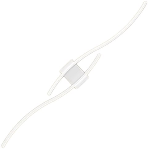ZD150 Lampa scienna kinkiet biały 60cm zimny biały ZD150 Lampa scienna kinkiet biały 60cm zimny biały