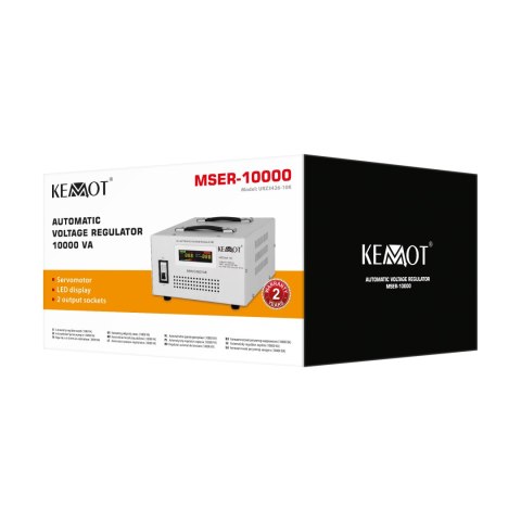 Automatyczny stabilizator napięcia KEMOT MSER-10000 (10000 VA, serwomotor) Automatyczny stabilizator napięcia KEMOT MSER-10000 (10000 VA, serwomotor)