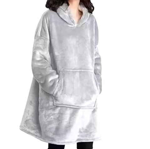 BQ82 Koc "typu bluza" 2w1 szary BQ82 Koc "typu bluza" 2w1 szary