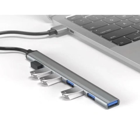 HUB USB- 1 port 3.2 + 6 portów 2.0 Izoxis 24374 HUB USB- 1 port 3.2 + 6 portów 2.0 Izoxis 24374