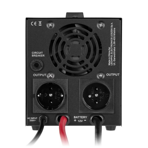 Zasilacz awaryjny KEMOT PROsinus-500-LFP4 przetwornica z czystym przebiegiem sinusoidalnym i funkcją ładowania 12V 230V 500VA/ Zasilacz awaryjny KEMOT PROsinus-500-LFP4 przetwornica z czystym przebiegiem sinusoidalnym i funkcją ładowania 12V 230V 500VA/