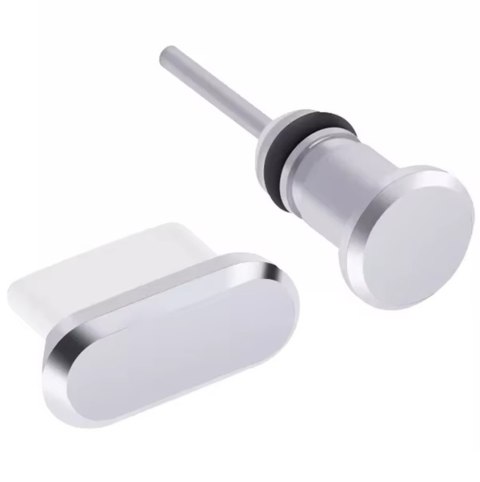 DA23A Zaślepka przeciw kurzowi usb-c 2szt silver DA23A Zaślepka przeciw kurzowi usb-c 2szt silver