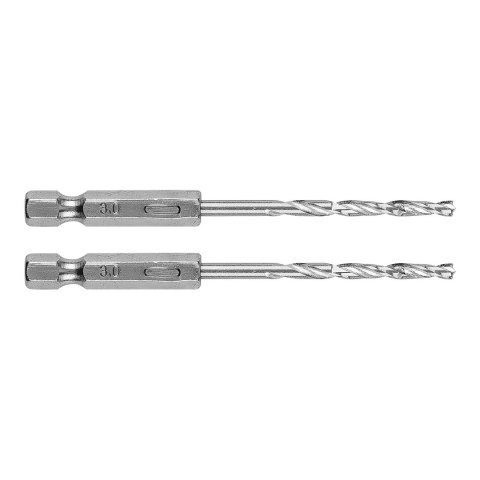 Wiertło do metalu Hex 3.0 mm, 2 szt. Wiertło do metalu Hex 3.0 mm, 2 szt.