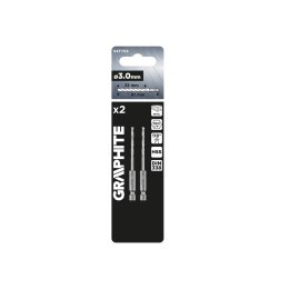 Wiertło do metalu Hex 3.0 mm, 2 szt.