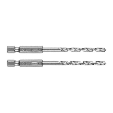 Wiertło do metalu Hex 4.0 mm, 2 szt. Wiertło do metalu Hex 4.0 mm, 2 szt.