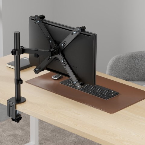 Adapter do monitorów bez otworów w standardzie VESA Maclean, czarny, 17"-32", 10kg max, MC-990 Adapter do monitorów bez otworów w standardzie VESA Maclean, czarny, 17"-32", 10kg max, MC-990