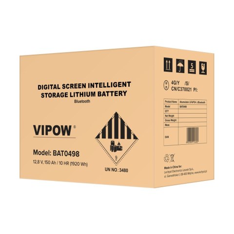Akumulator żelowy LiFePO4 bluetooth 150Ah BMS Akumulator żelowy LiFePO4 bluetooth 150Ah BMS
