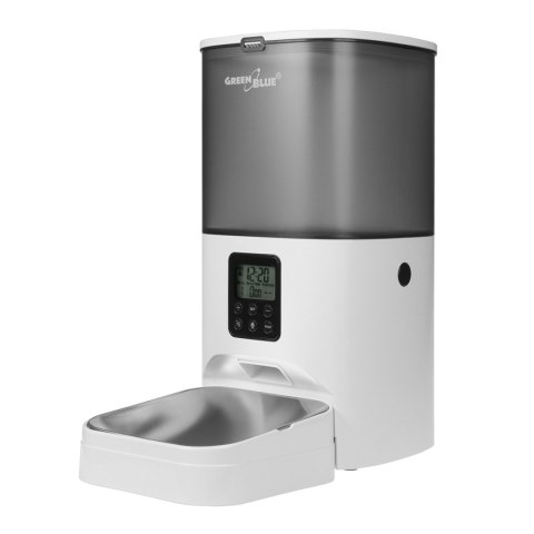 Automatyczny dozownik / podajnik karmy dla zwierząt GreenBlue, 6L, USB 5V1A, GB393 Automatyczny dozownik / podajnik karmy dla zwierząt GreenBlue, 6L, USB 5V1A, GB393