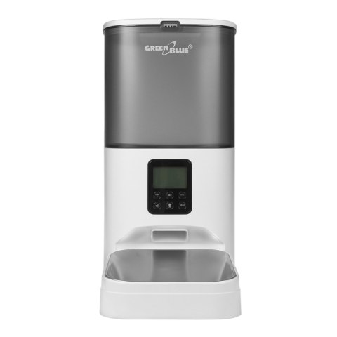 Automatyczny dozownik / podajnik karmy dla zwierząt GreenBlue, 6L, USB 5V1A, GB393 Automatyczny dozownik / podajnik karmy dla zwierząt GreenBlue, 6L, USB 5V1A, GB393