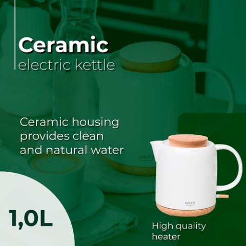 AD 1304 Czajnik ceramiczny elektryczny 1,0l AD 1304 Czajnik ceramiczny elektryczny 1,0l