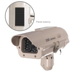 Atrapa kamery SOL1500 Solarna migająca dioda naklejka gratis