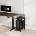 Podstawka wózek na kółkach pod komputer CPU z półką NanoRS, 80kg max, regulowana wysokość 550~850mm, RS430
