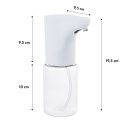 Automatyczny dozownik Promedix, pojemnik dyspenser do płynnych mydeł, płynów dezynfekujących, 300ml, 4xAA, biały, PR-540 W