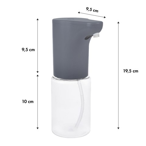 Automatyczny dozownik Promedix, pojemnik dyspenser do płynnych mydeł, płynów dezynfekujących, 300ml, 4xAA, szary, PR-540 GR Automatyczny dozownik Promedix, pojemnik dyspenser do płynnych mydeł, płynów dezynfekujących, 300ml, 4xAA, szary, PR-540 GR