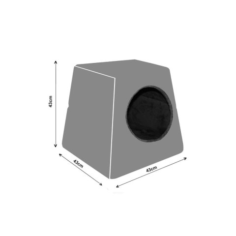 Budka dla psa/kota 2w1 - Fiord M 43x43 Budka dla psa/kota 2w1 - Fiord M 43x43