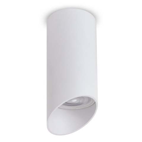 Oprawa natynkowa / tuba Maclean, punktowa, okrągła, aluminiowa, GU10, 55x130mm, kolor biały, MCE360 W Oprawa natynkowa / tuba Maclean, punktowa, okrągła, aluminiowa, GU10, 55x130mm, kolor biały, MCE360 W