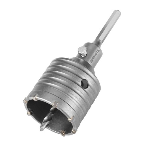 Otwornica widiowa 65 mm z adapterem HEX oraz wiertłem pilotującym Otwornica widiowa 65 mm z adapterem HEX oraz wiertłem pilotującym