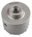 Otwornica widiowa 80 mm z adapterem HEX oraz wiertłem pilotującym
