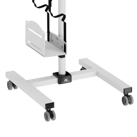 Wózek stand profesjonalny Maclean, mobilne stanowisko komputerowe na kółkach, max 17"-32", max 20kg, MC-793 W Wózek stand profesjonalny Maclean, mobilne stanowisko komputerowe na kółkach, max 17"-32", max 20kg, MC-793 W