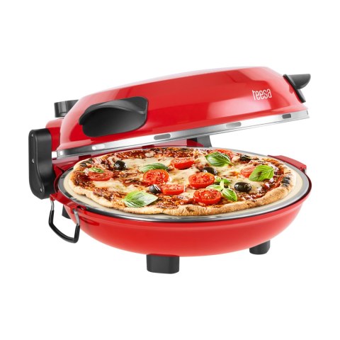 Piec do pizzy TEESA SUPREME + , 1200 W, 32 cm , okienko , wyjmowany kamień, sterowanie dwiema grzałkami Piec do pizzy TEESA SUPREME + , 1200 W, 32 cm , okienko , wyjmowany kamień, sterowanie dwiema grzałkami