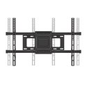 Uchwyt do TV Maclean, max VESA 600x400, 32-85", 60kg, reg.kąta w pionie i poziomie, profil 65-390mm, czarny, MC-789