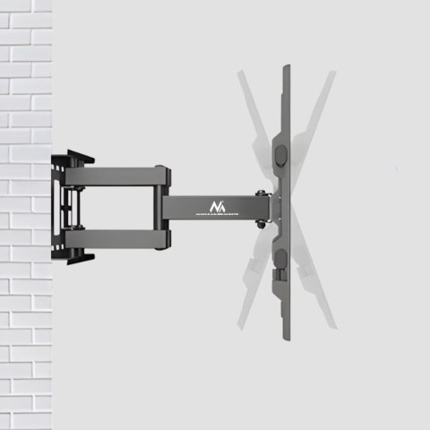 Uchwyt do TV Maclean, max VESA 600x400, 32-85", 60kg, reg.kąta w pionie i poziomie, profil 65-390mm, czarny, MC-789 Uchwyt do TV Maclean, max VESA 600x400, 32-85", 60kg, reg.kąta w pionie i poziomie, profil 65-390mm, czarny, MC-789