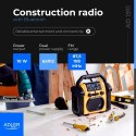 AD 1911 Radio budowlane z bluetooth - ipx 54