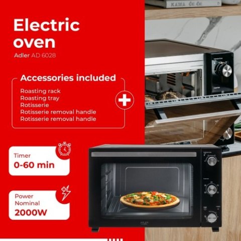 AD 6028 Piekarnik elektryczny 60l AD 6028 Piekarnik elektryczny 60l