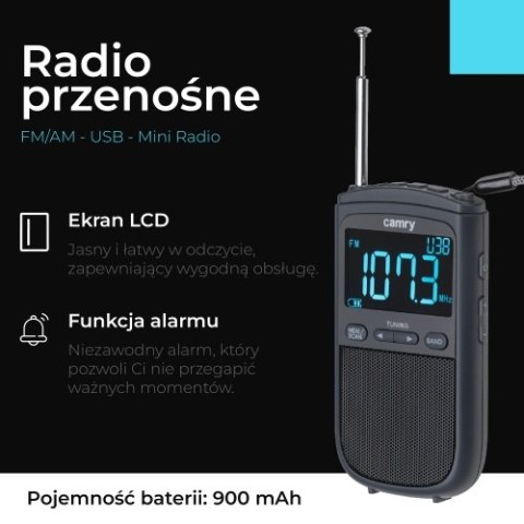 CR 1905 Radio przenośne fm/am - usb - mini radio CR 1905 Radio przenośne fm/am - usb - mini radio