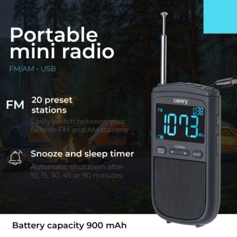 CR 1905 Radio przenośne fm/am - usb - mini radio CR 1905 Radio przenośne fm/am - usb - mini radio