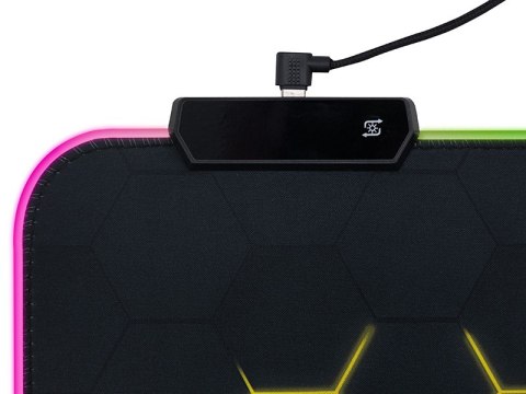 Podkładka pod klawiaturę i mysz TRACER GAMEZONE Hexy1 RGB (80/30/0,4) Podkładka pod klawiaturę i mysz TRACER GAMEZONE Hexy1 RGB (80/30/0,4)
