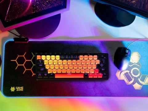 Podkładka pod klawiaturę i mysz TRACER GAMEZONE Hexy1 RGB (80/30/0,4) Podkładka pod klawiaturę i mysz TRACER GAMEZONE Hexy1 RGB (80/30/0,4)