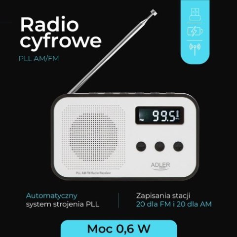 AD 1907 Radio cyfrowe pll am / fm AD 1907 Radio cyfrowe pll am / fm