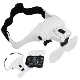 DA351 Okulary lupa nagłowna 2xled