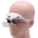 DA351 Okulary lupa nagłowna 2xled