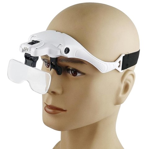 DA351 Okulary lupa nagłowna 2xled DA351 Okulary lupa nagłowna 2xled