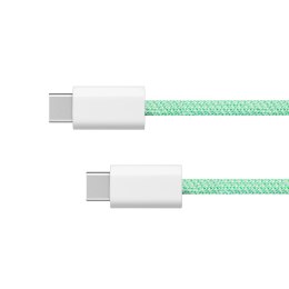 Kabel USB typu C - USB typu C 100 W 1 m zielony Kruger&Matz Basic