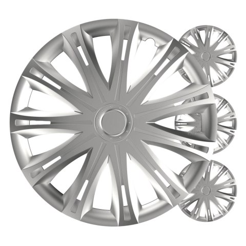 Kołpaki samochodowe 4szt. komplet spark srebrne 15" cali color box Kołpaki samochodowe 4szt. komplet spark srebrne 15" cali color box