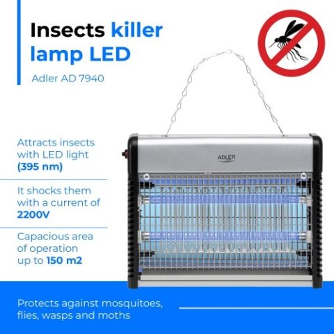 AD 7940 Lampa owadobójcza led AD 7940 Lampa owadobójcza led
