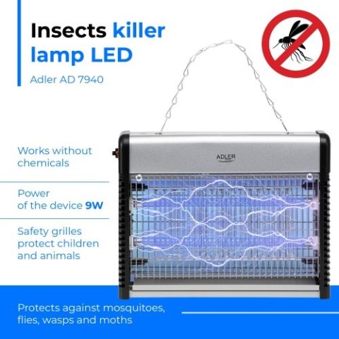 AD 7940 Lampa owadobójcza led AD 7940 Lampa owadobójcza led